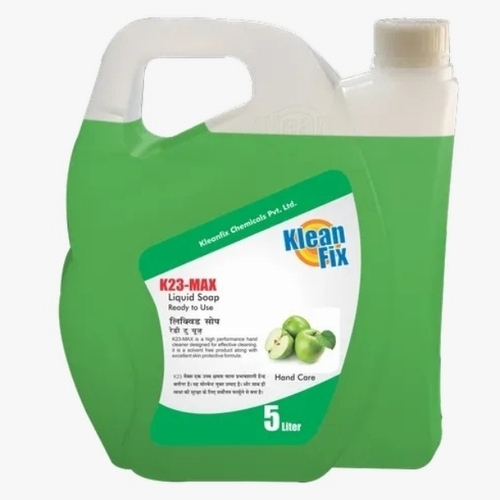 K 23 Max Liquid Hand Shop - 5 L Green, Eco-Friendly | Gentle Cleansing, Fresh Green Apple Fragrance, Moisture Balanced