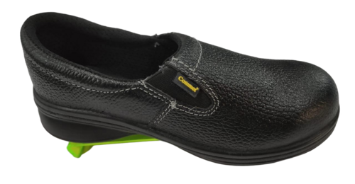 Ladies Safety Shoes - Steel Toe, Black | Durable, Comfortable Cushioning, Anti-skid Sole