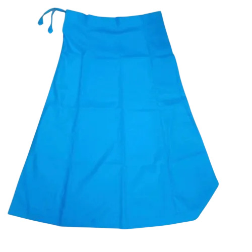 Sky Blue Pure Cotton Petticoat - Ethnic Region: Indian