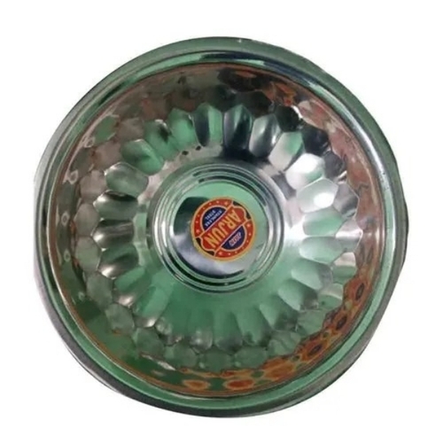 Stainless Steel Bowl - Stainless Steel, All Sizes, Metallic Silver | Durable, Rust Resistant, Lightweight, Corrosion Resistant, Easy Cleaning, Food Safe, Heat Resistant, Smooth Finish, Scratch Resistant