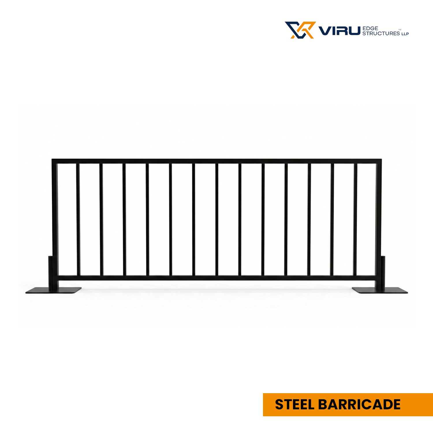 Steel Barricades - Size: 5 4 Ft
