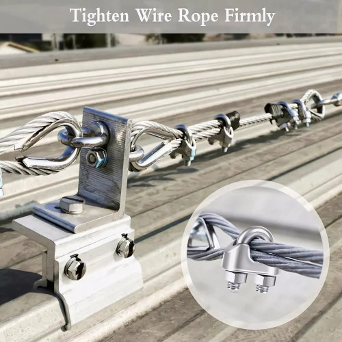 Wire Rope Clamps - Color: Na