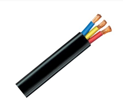 2.5sqmm Electrical Copper Wire - Copper 3 Core Black 220-300V Durable Heat Resistant Corrosion Resistant Flexible Design