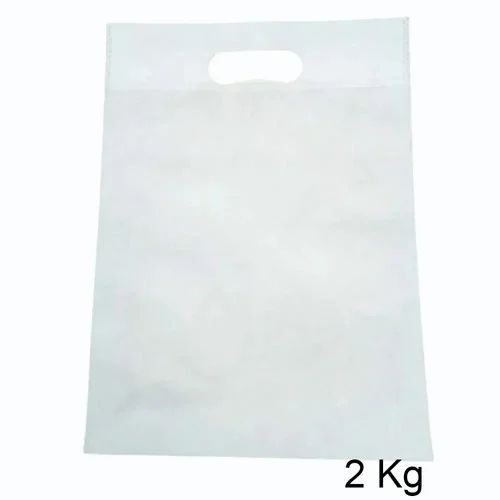 2 Kg White D Cut Non Woven Bags