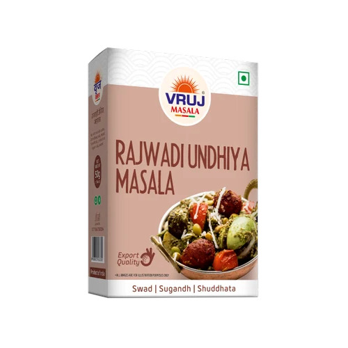50G Rajwadi Undhiya Masala - Flavor: Rich