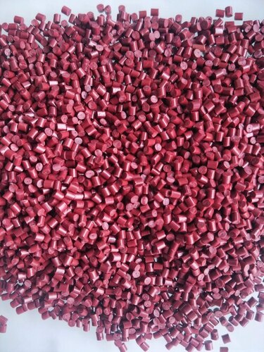 Abs Cherry Red Plastic Granules