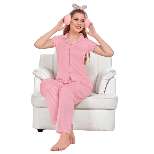 Ladies Half Sleeves Night Dress