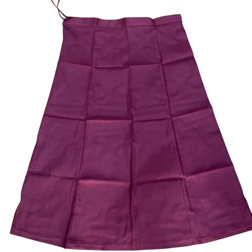 Purple Plain Cotton Petticoat