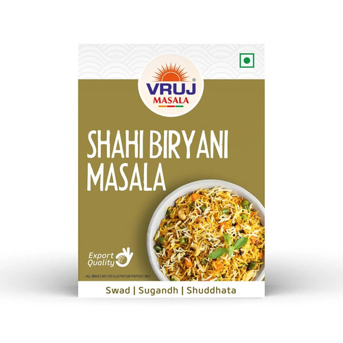 Shahi Biryani Masala 50g - Brownish Finely Ground Powder, Spicy Earthy Fragrant Flavor, 12 Months Shelf Life