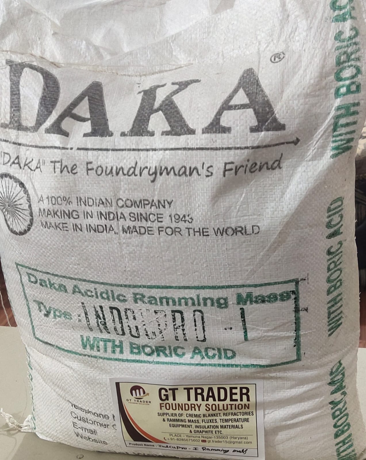 SILICA RAMMING MASS- INDCUPRO I