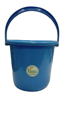 Washroom Plastic Buckets - HDPE 25 Litre Blue, Leak Resistant with Anti-Slip Grip