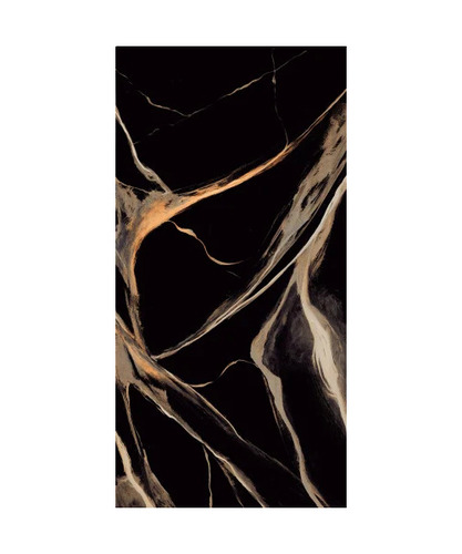 Baffin Black High Glossy Floor Tiles