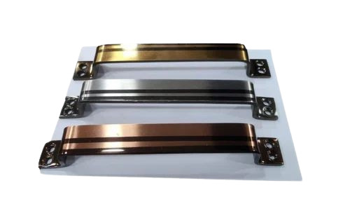 Door Pull Handle - Stainless Steel, 8 Inch, Golden, Polished Finish | Durable, Anti Corrosion, Screw In Mounting