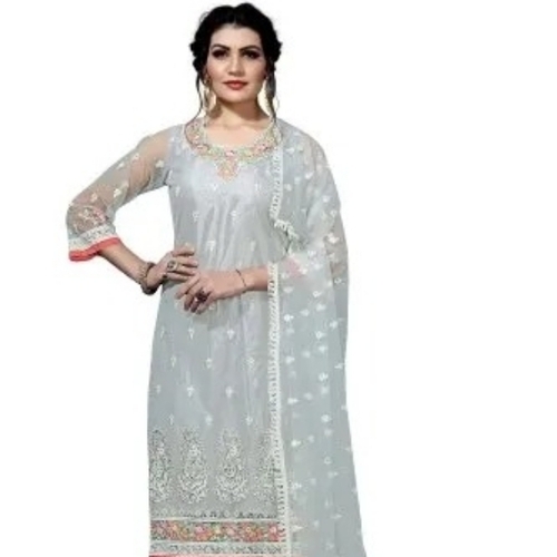 Ladies Silk Unstitched Suit