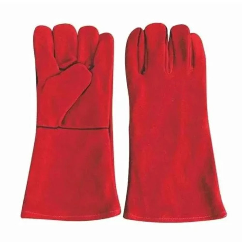 Leather Safety Gloves - Coating Type: Na