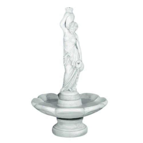Resin Decorative Fountain - Standard Size Monochromatic Resin Durable Weather Resistant UV Resistant