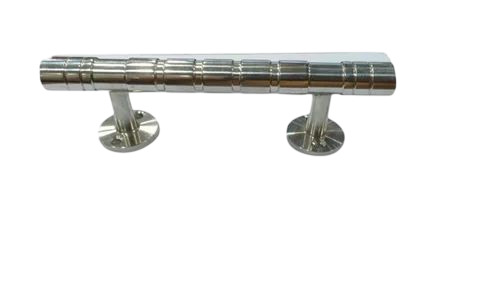 Ss Door Handle - Stainless Steel, Customized Size, Silver | Anti Corrosion, Screw-In Mount, Polished Finish, Durable
