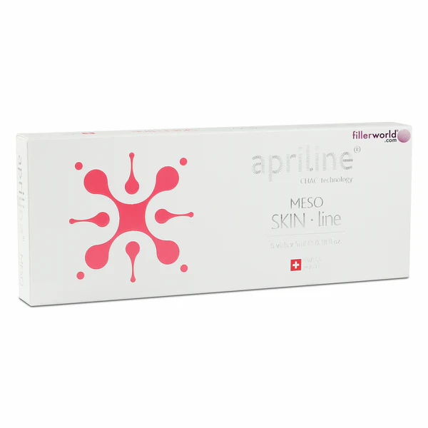 Apriline Meso Age Line Injection - Hyaluronic Acid, 6x5ml Vials | Anti-Aging, Hydration, Skin Revitalization