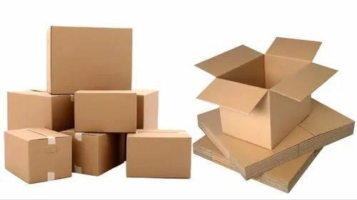 Brown Corrugated Boxes - Coating Type: Paper