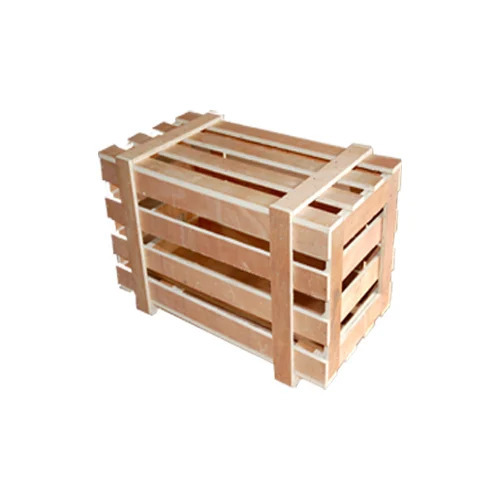 Brown Wooden Crate