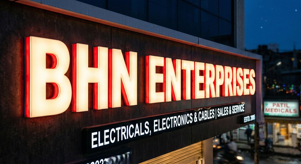 Custom Led Shop Boards - Material: Metal