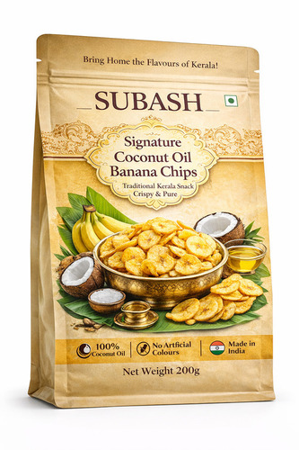 Kerala Banana Chips - Packaging: Bag
