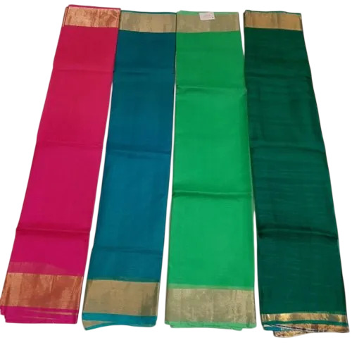 Ladies Big Zari Border Katan Kota Saree