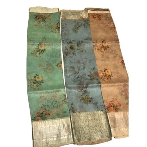 Ladies Party Wear Organza Saree