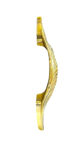 Leaf Brass Door Handle