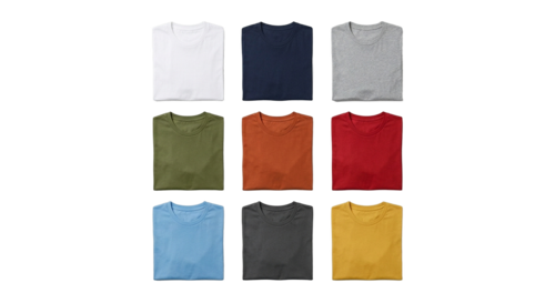 Mens Basic Plain T Shirts - Cotton Blend, Sizes L to XL, Multiple Colors | Comfortable, Durable Stitching, Breathable Fabric
