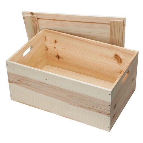 Rectangular Pine Wood Box - Finishing: Matte Lamination