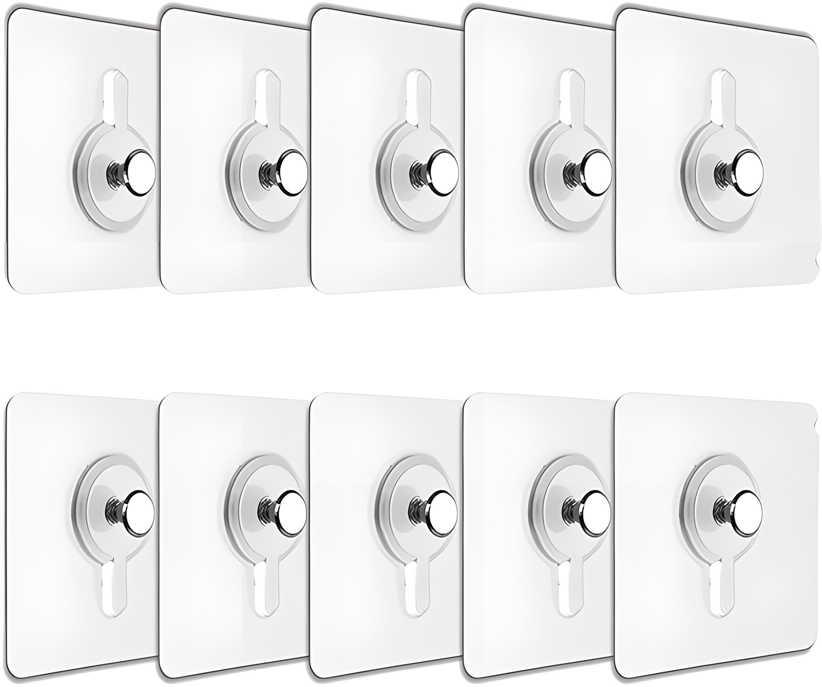 Self Adhesive Wall Hooks - Capacity: 5 Kg