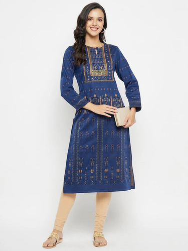 Winter Kurtis - Feature: Anti Wrinkle