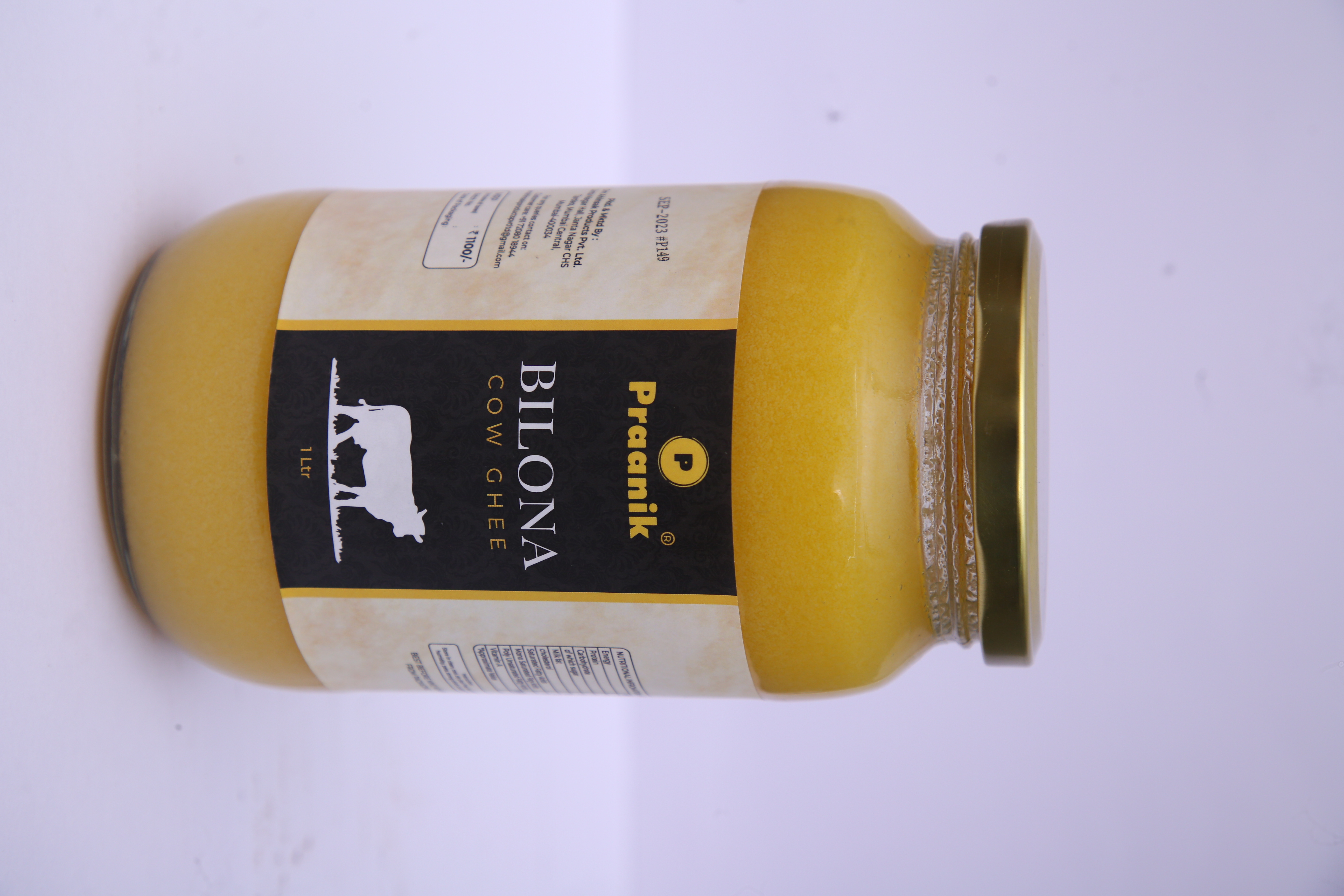 1 ltr A2 Machine made Bilona Cow Ghee