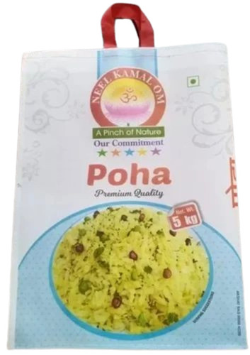 5 Kg Printed Non Woven Poha Packaging Bags