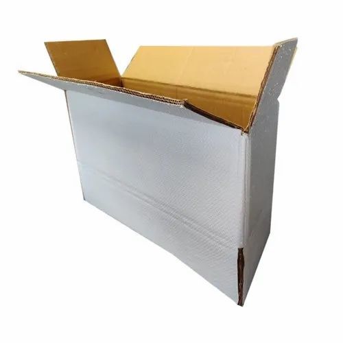 5 Ply White Corrugated Packaging Box