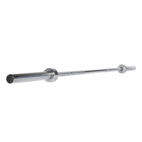50mm Weight Lifting Bars - Stainless Steel, Silver, Mirror Finish | Manual Operation, Shoulder Exercise, Commercial Use, Strength Gain, Muscle Toning
