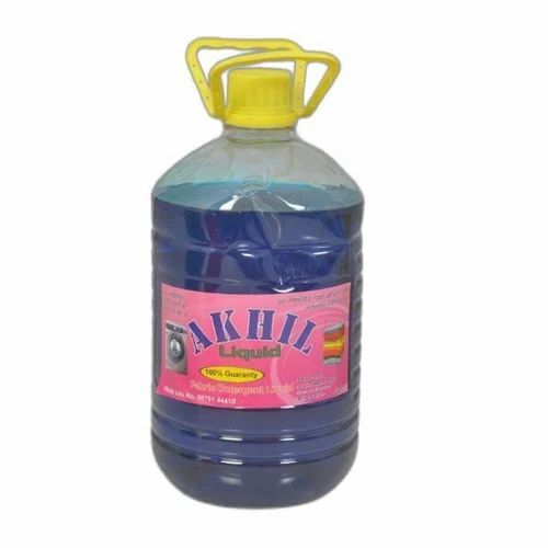 5liter Blue Detergent Liquid - 5 Litre Blue Bottle, Jasmine Fragrance | Eco-Friendly, Machine Wash, Soft Water
