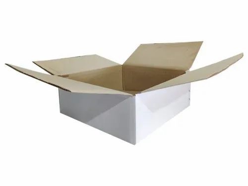 7 Ply White Corrugated Box