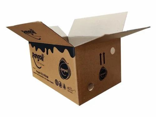 Rectangular Printed Corrugated Paper Box
