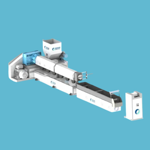 150 Kg/Hr Plastic Dana Making Machine - Mild Steel, 40x6x18-45x6x20 Ft, White | Automatic, PLC Control, 65 kW Power