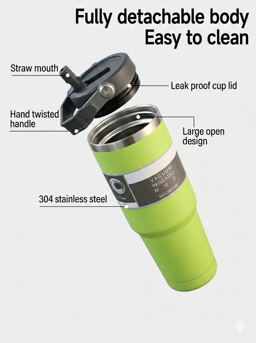 900ml Stainless Steel Vacuum Insulated Tumbler