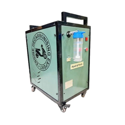 Bike Engine Carbon Cleaning Machine - Air Cooling, 0.5 kVA, Green Black | Automatic, Petrol Powered, For Bikes