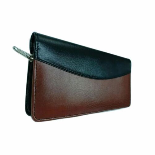 Dark Brown Leather Ladies Wallet