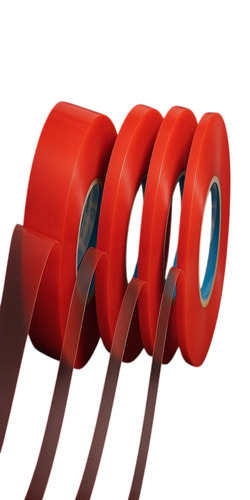 Double Sided Red Polyester Tape