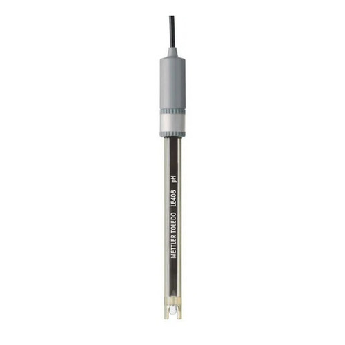PH Electrode, LE408 - PSU Material, 120mm Shaft, Black/Grey, pH 0-14 Range, Easy to Use
