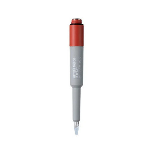 PH Electrode LE427-S7 - Glass Shaft 100mm, Black Grey, 0-11 pH Range | Easy To Use, Round Lab Sensor