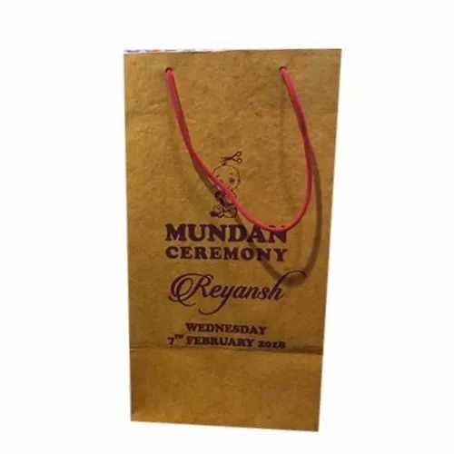 Printed Handmade Paper Carry Bag