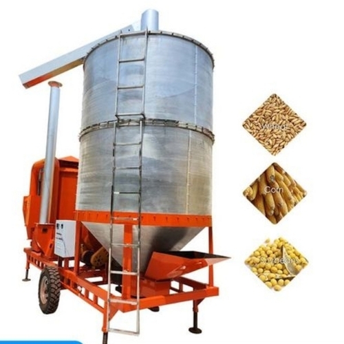 Rice Mill Machinery - Metal Standard Size Orange & Silver | Manual Easy to Operate Energy Efficient Corrosion Resistant
