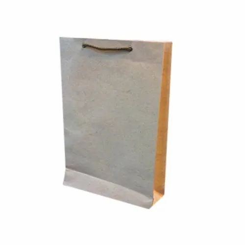 White Handmade Paper Carry Bag
